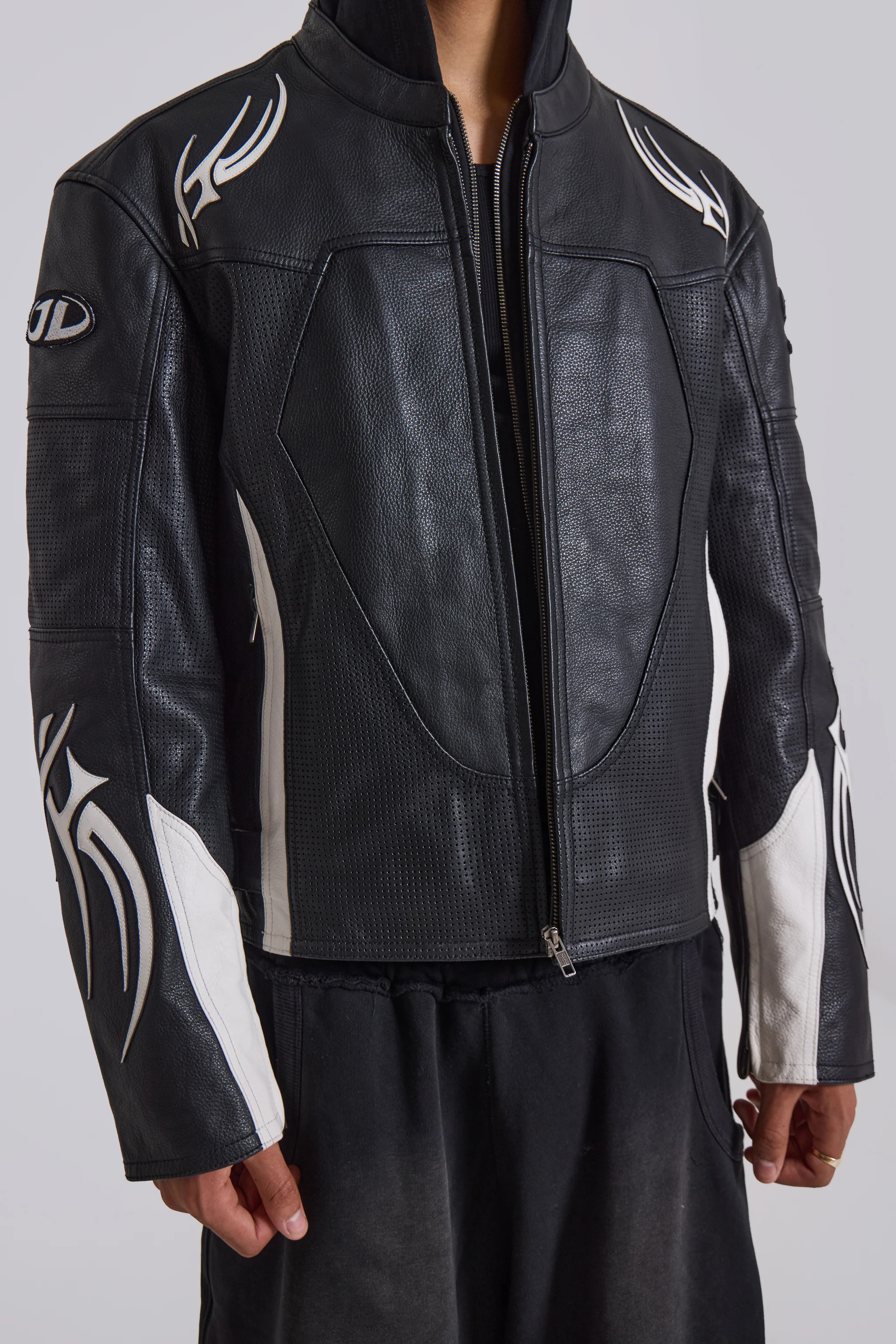 Crash Leather Biker Jacket 11 Crash Leather Biker Jacket