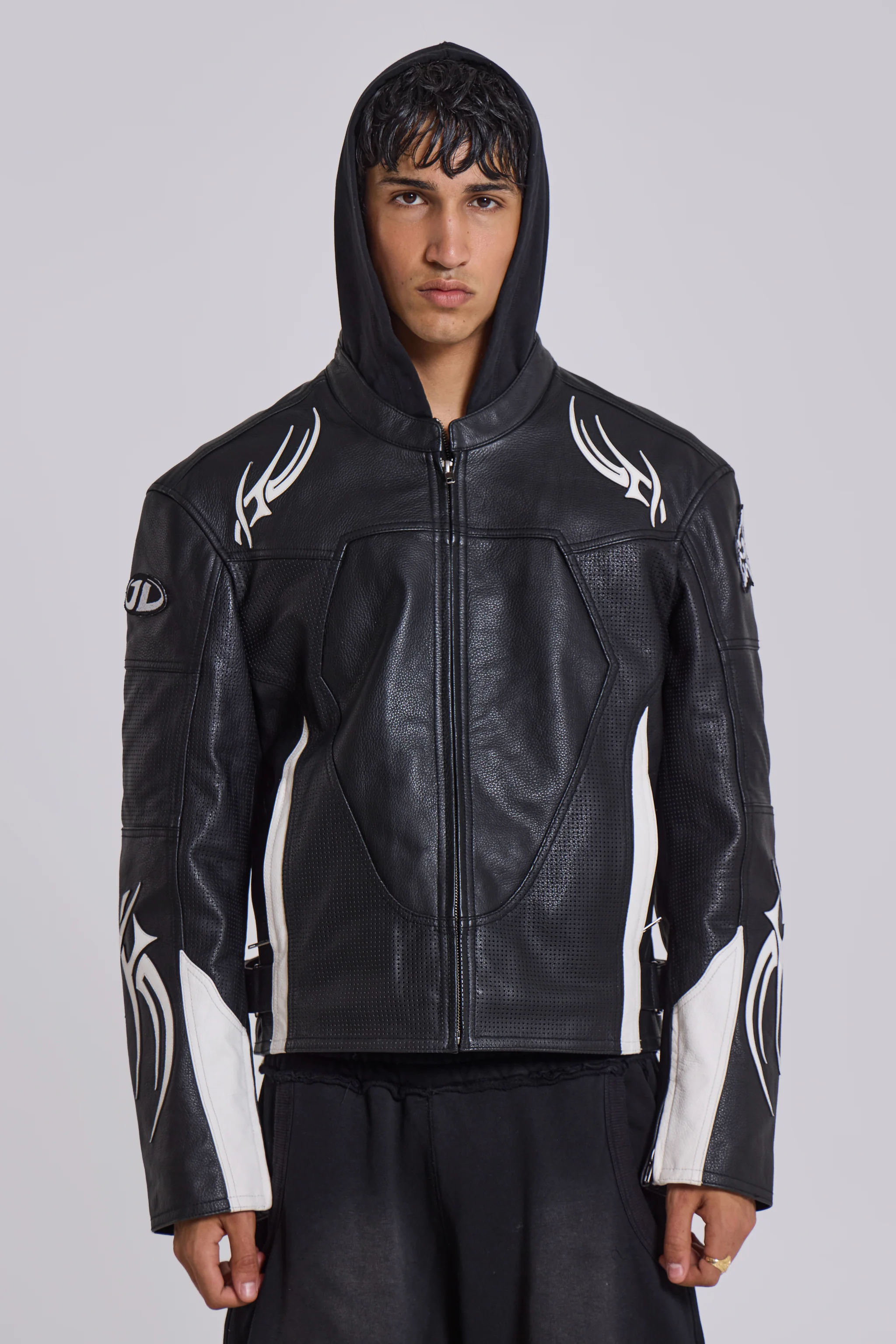 Crash Leather Biker Jacket 2 Crash Leather Biker Jacket