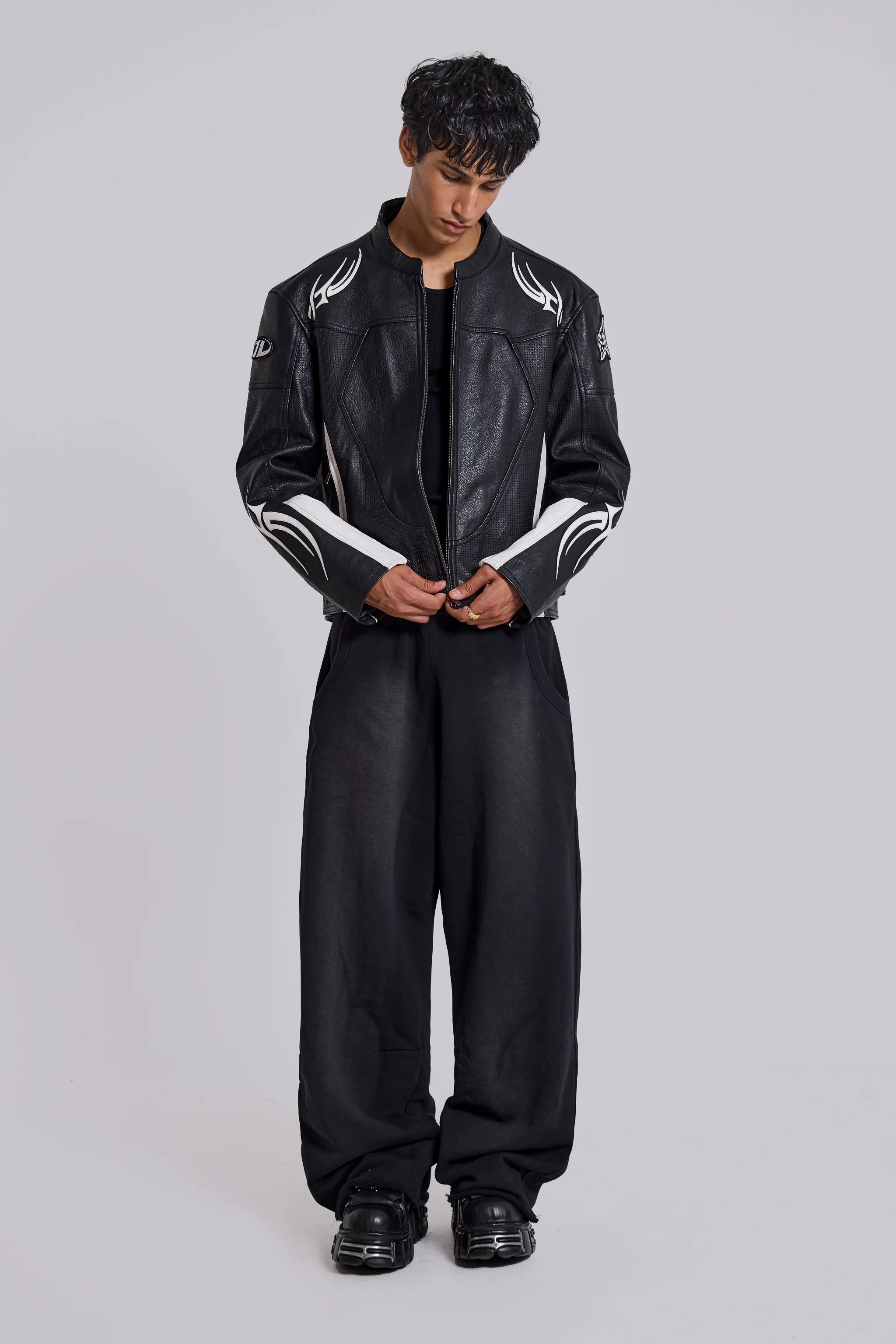 Crash Leather Biker Jacket 4 Crash Leather Biker Jacket