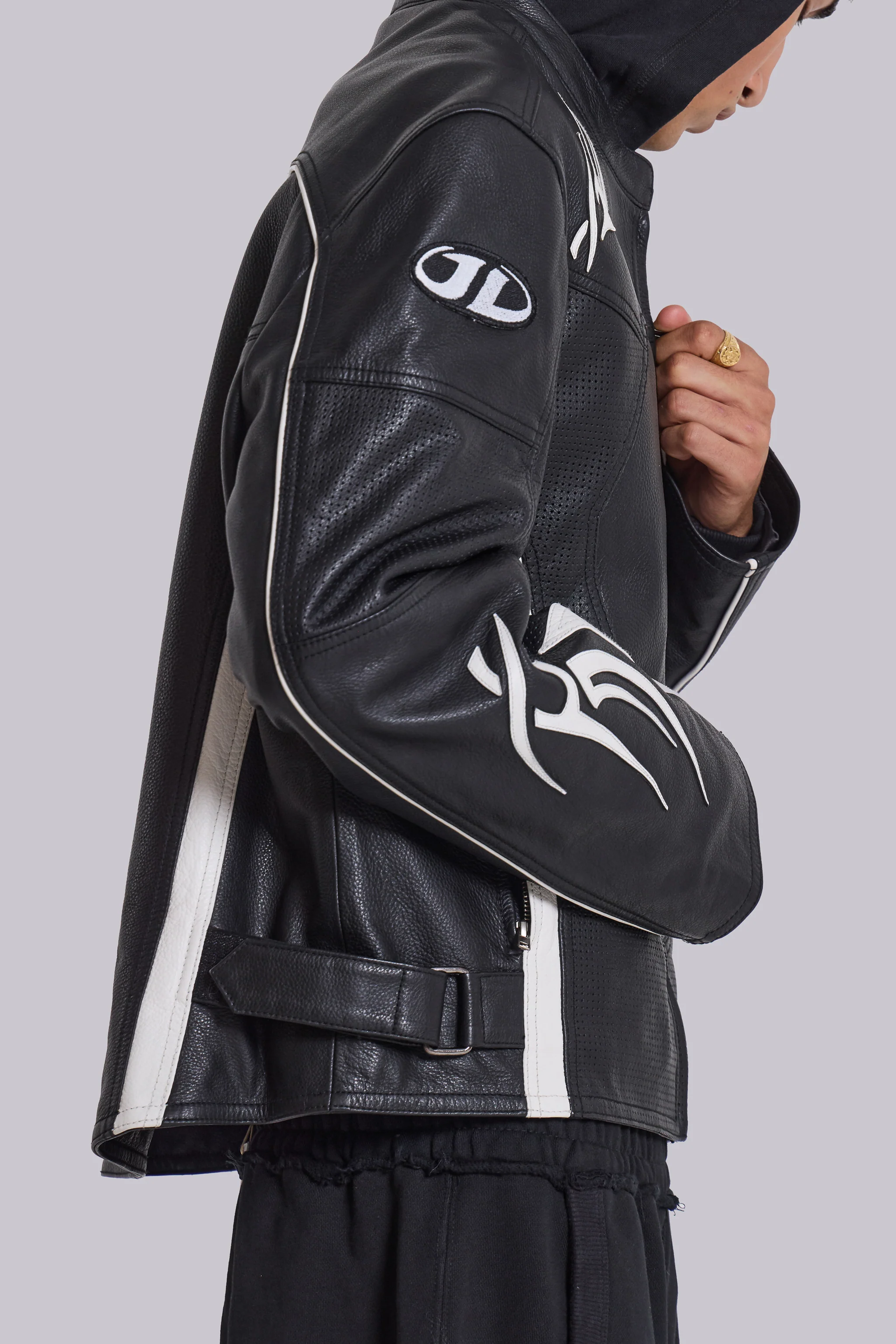 Crash Leather Biker Jacket 7 Crash Leather Biker Jacket