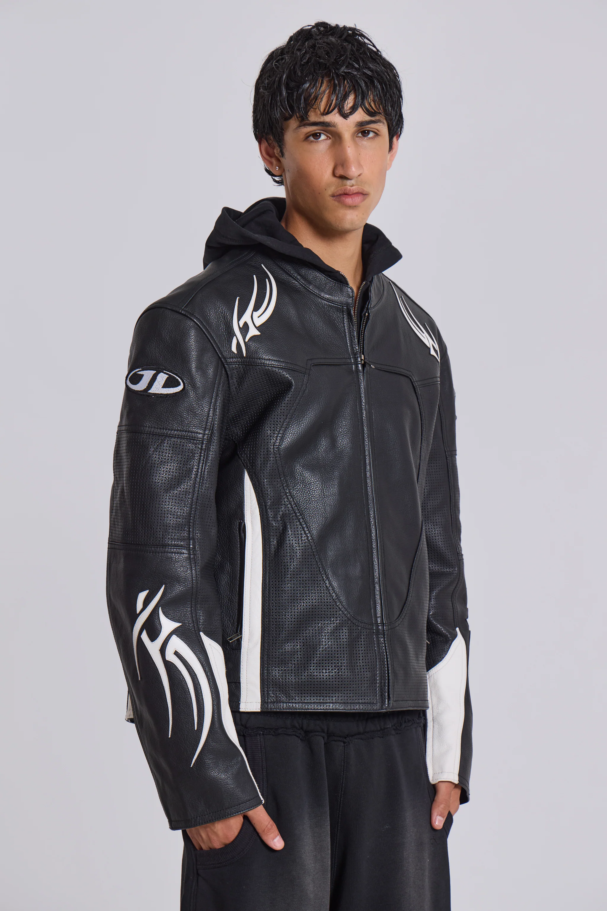 Crash Leather Biker Jacket 8 Crash Leather Biker Jacket