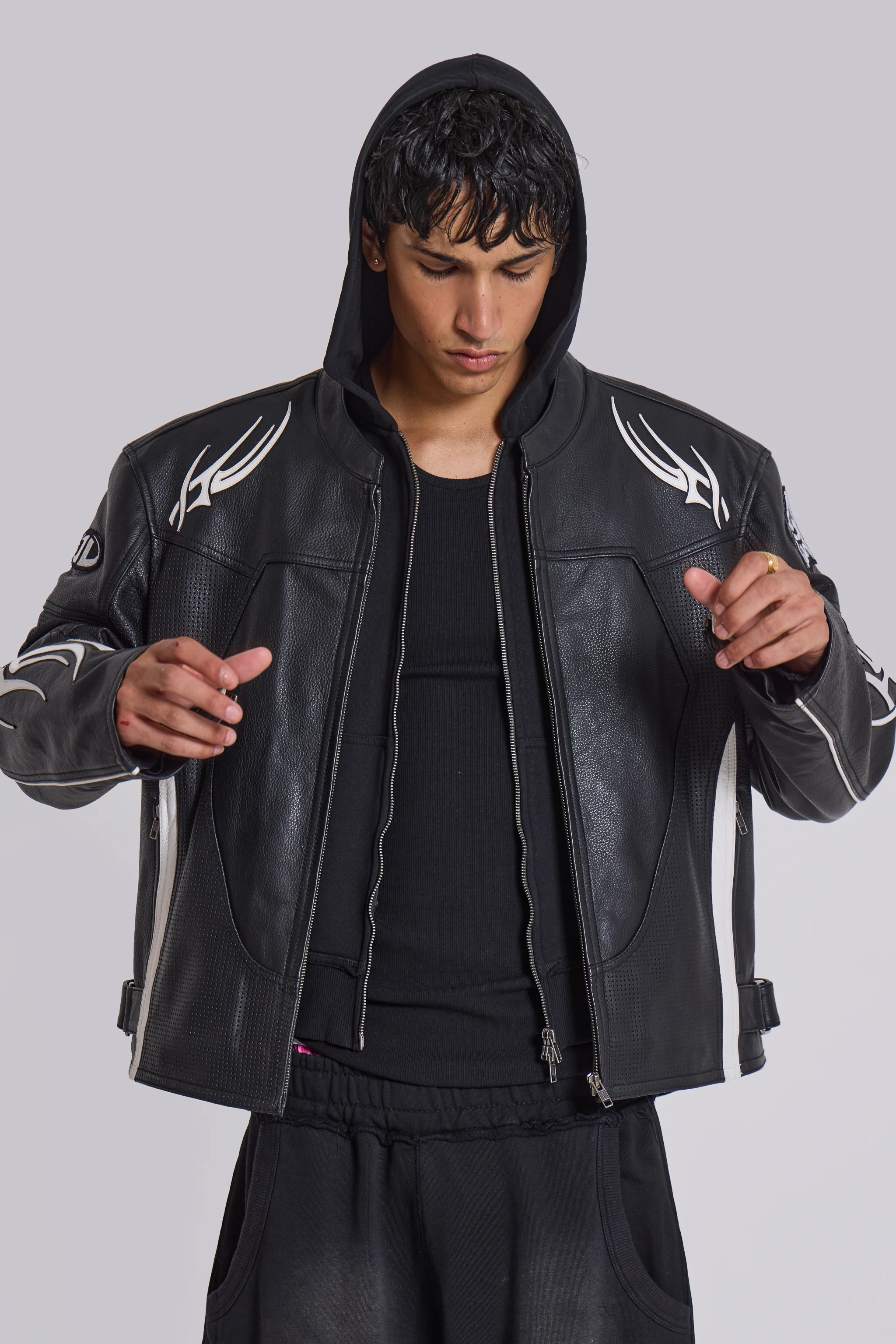 Crash Leather Biker Jacket 9 Crash Leather Biker Jacket