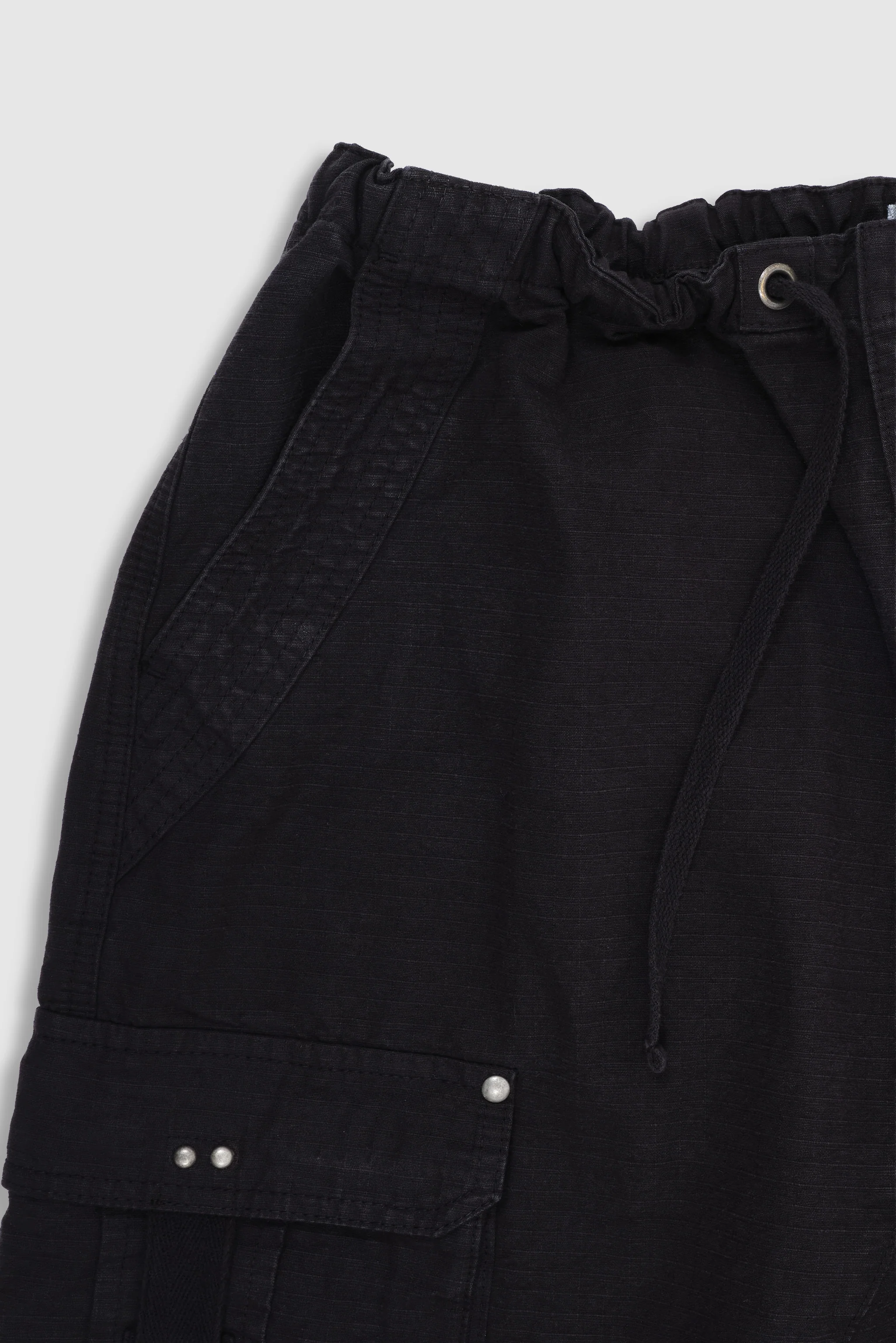 Washed Black XL Parachute Cargo Pants 11 Washed Black XL Parachute Cargo Pants