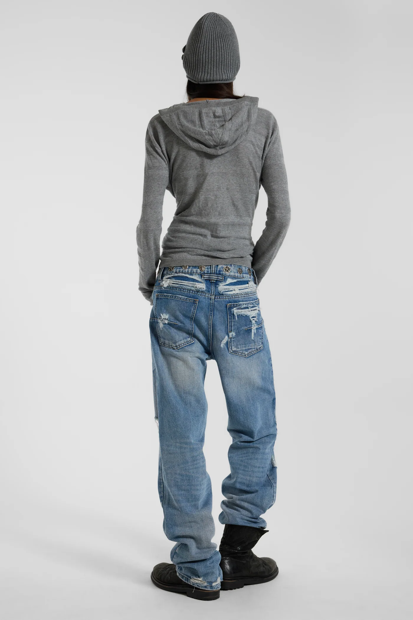 Metal Stud Waistband Muse Jeans 3 Metal Stud Waistband Muse Jeans