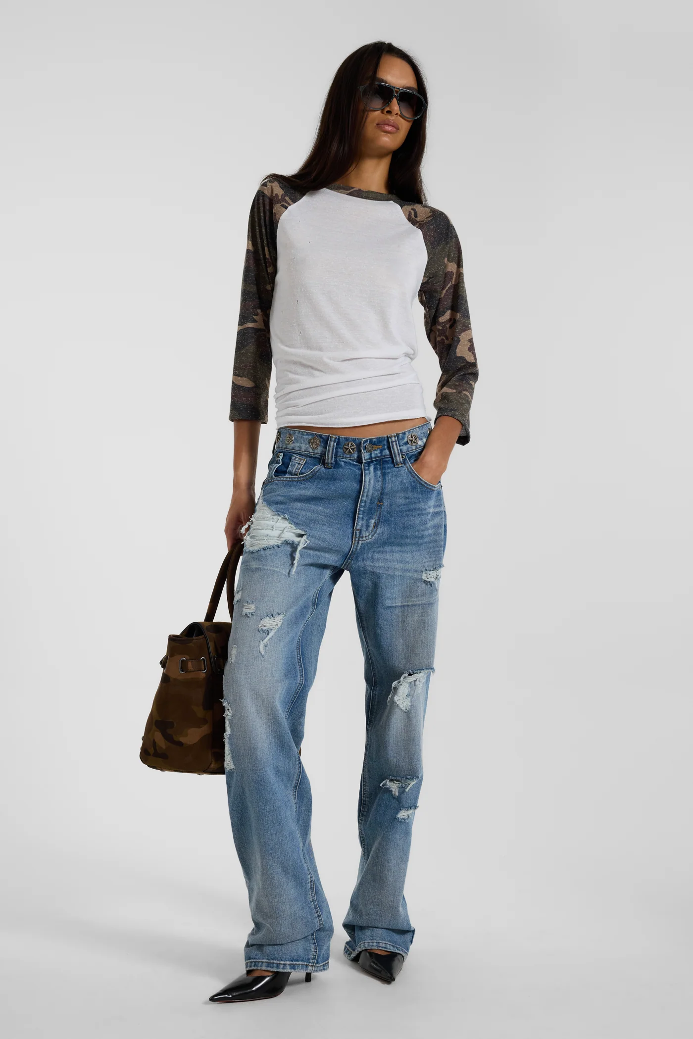 Metal Stud Waistband Muse Jeans 4 Metal Stud Waistband Muse Jeans