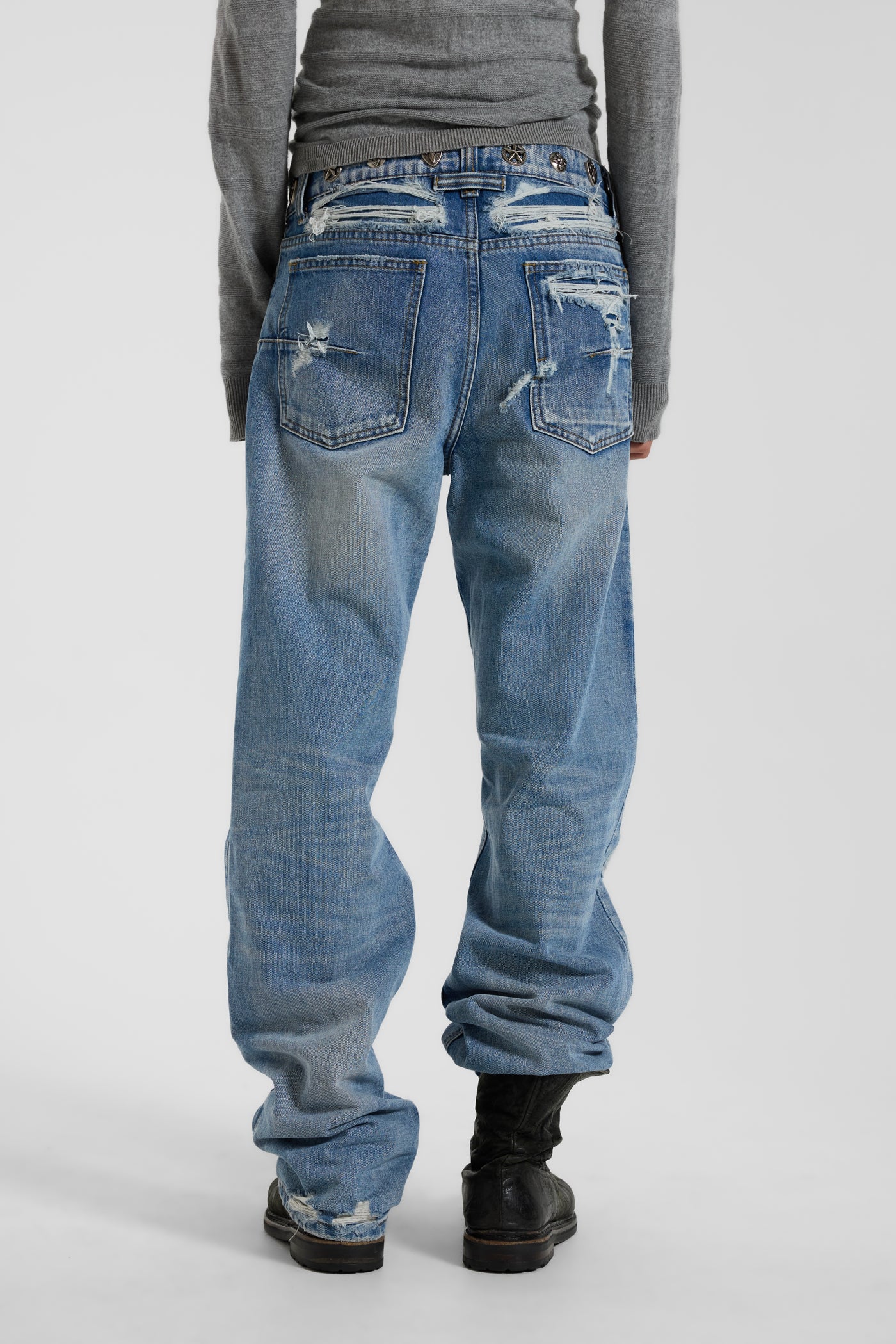 Metal Stud Waistband Muse Jeans 5 Metal Stud Waistband Muse Jeans
