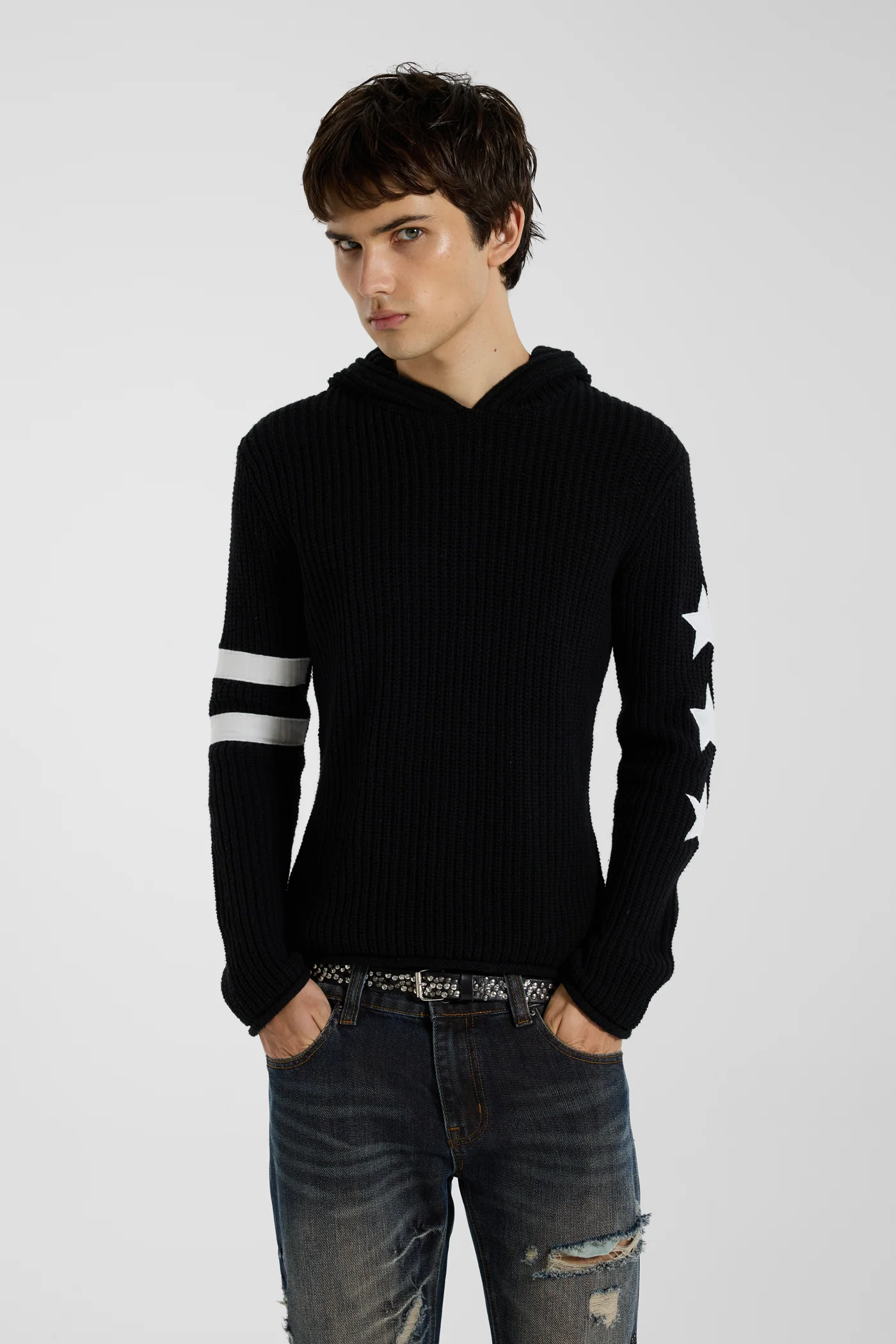 Stars and Stripes Dornan Knit Hoodie 3 Stars and Stripes Dornan Knit Hoodie