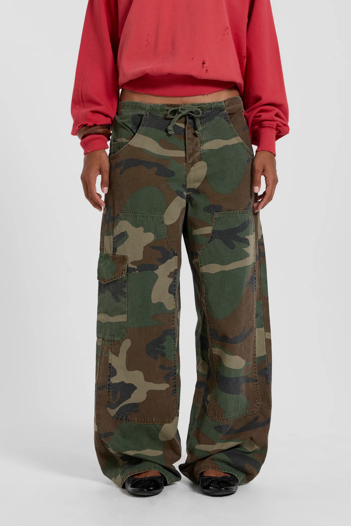 Bailee Low Rise Camo Cargos