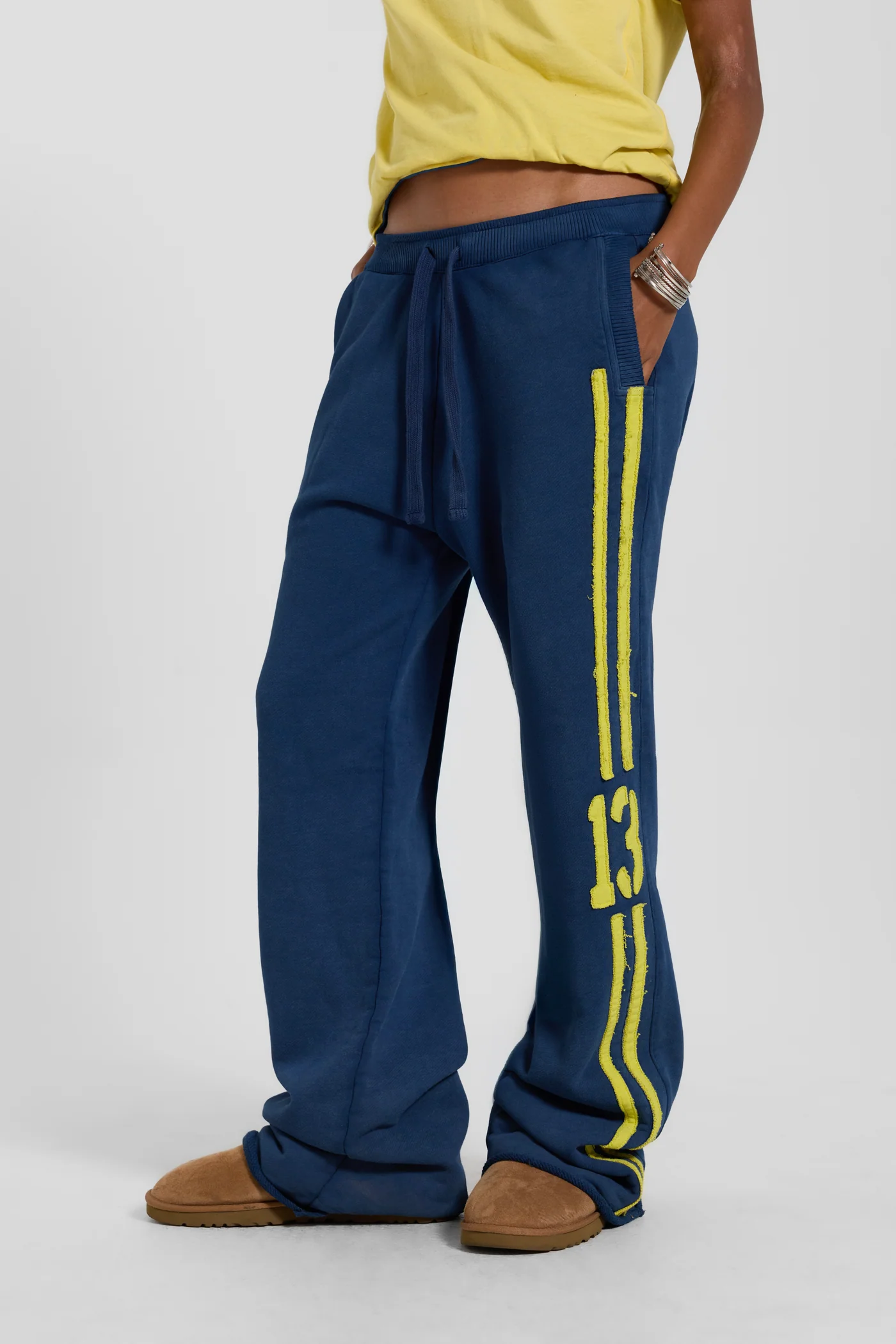 13 Stripe Straight Jogger in Navy 2 13 Stripe Straight Jogger in Navy