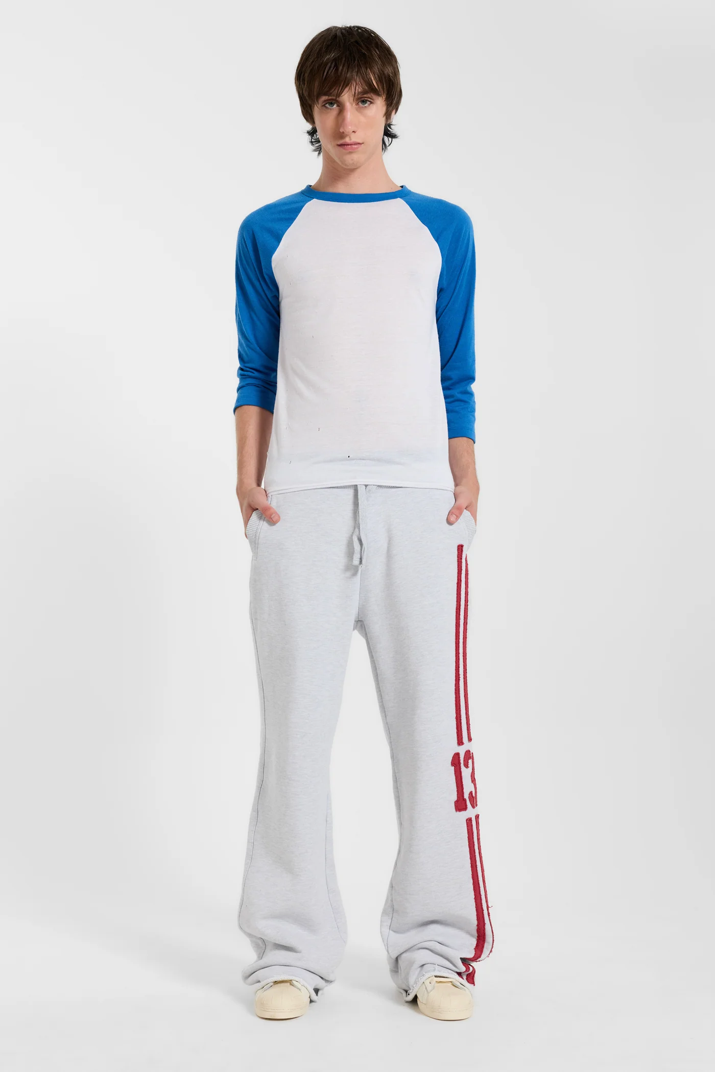 13 Stripe Straight Jogger in Grey Marl 5 13 Stripe Straight Jogger in Grey Marl