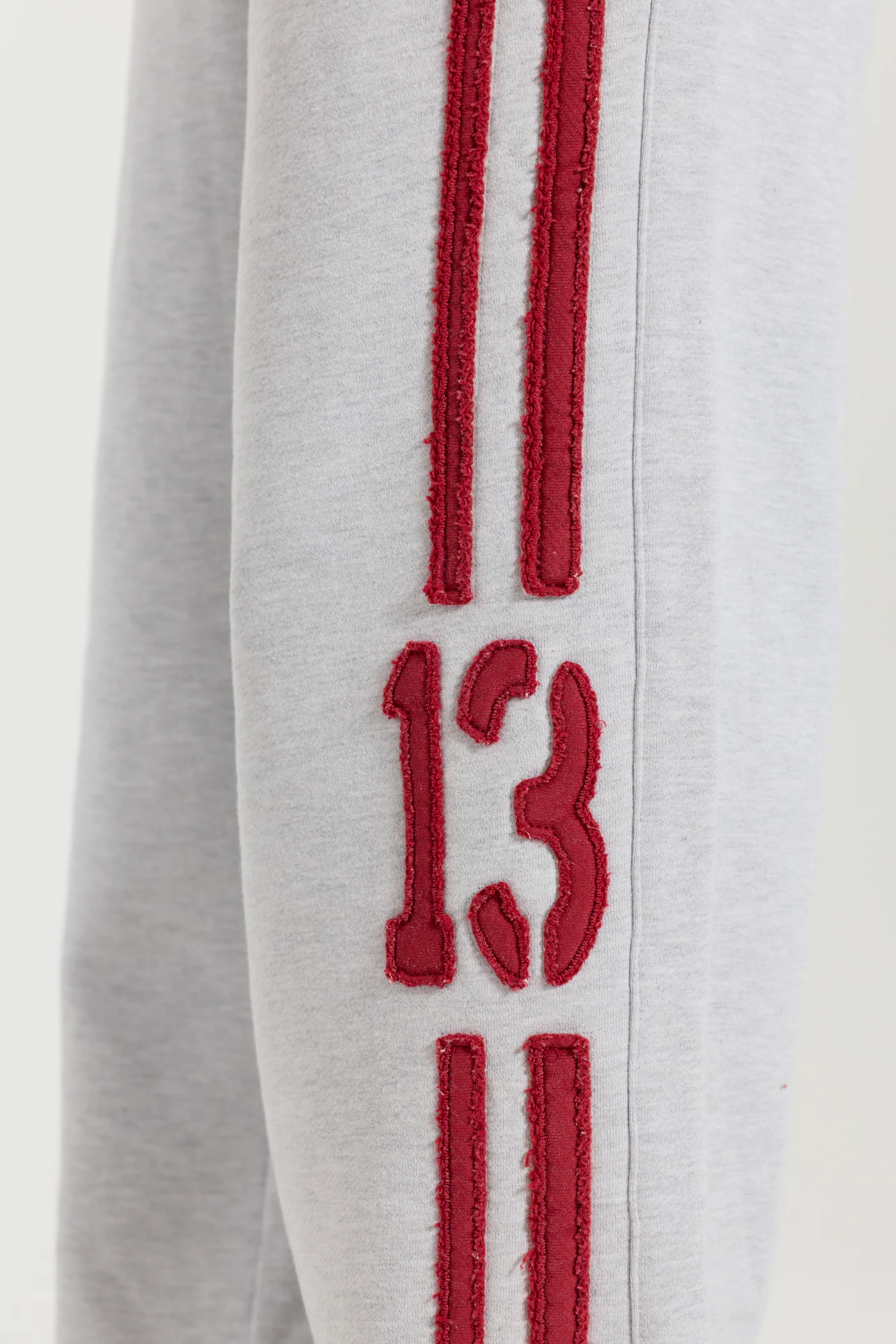 13 Stripe Straight Jogger in Grey Marl 9 13 Stripe Straight Jogger in Grey Marl