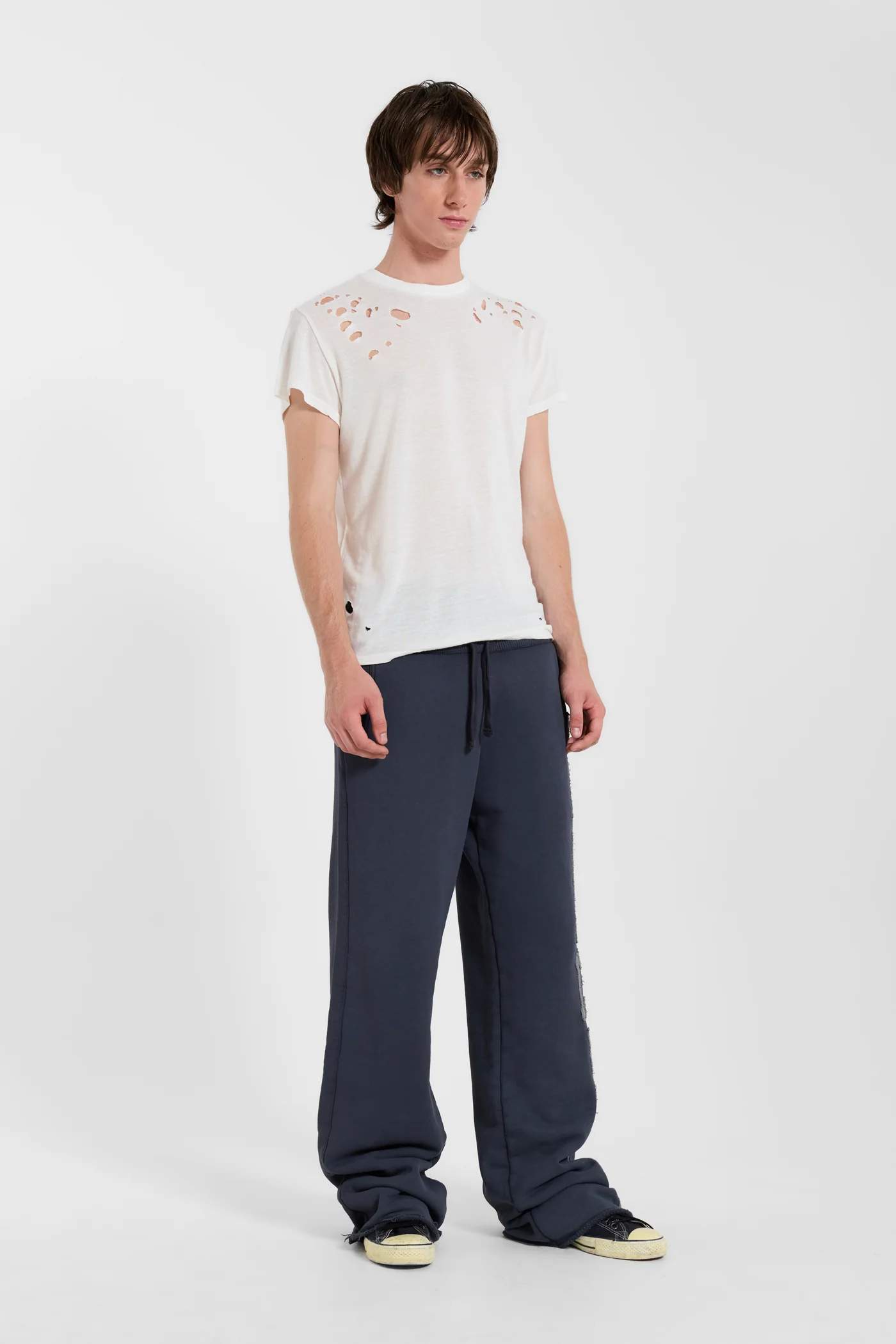 13 Stripe Straight Jogger in Charcoal 11 13 Stripe Straight Jogger in Charcoal