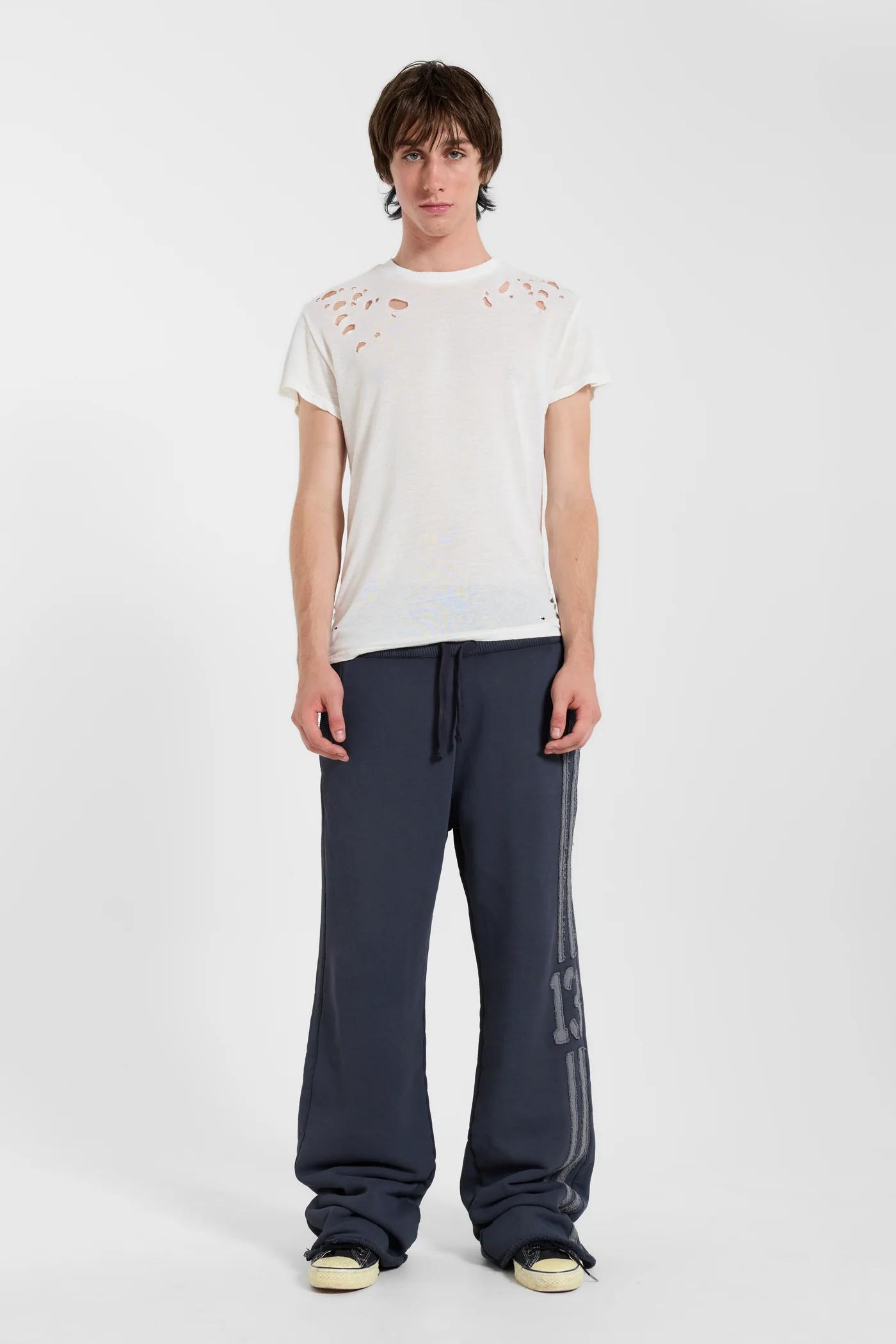 13 Stripe Straight Jogger in Charcoal 13 13 Stripe Straight Jogger in Charcoal