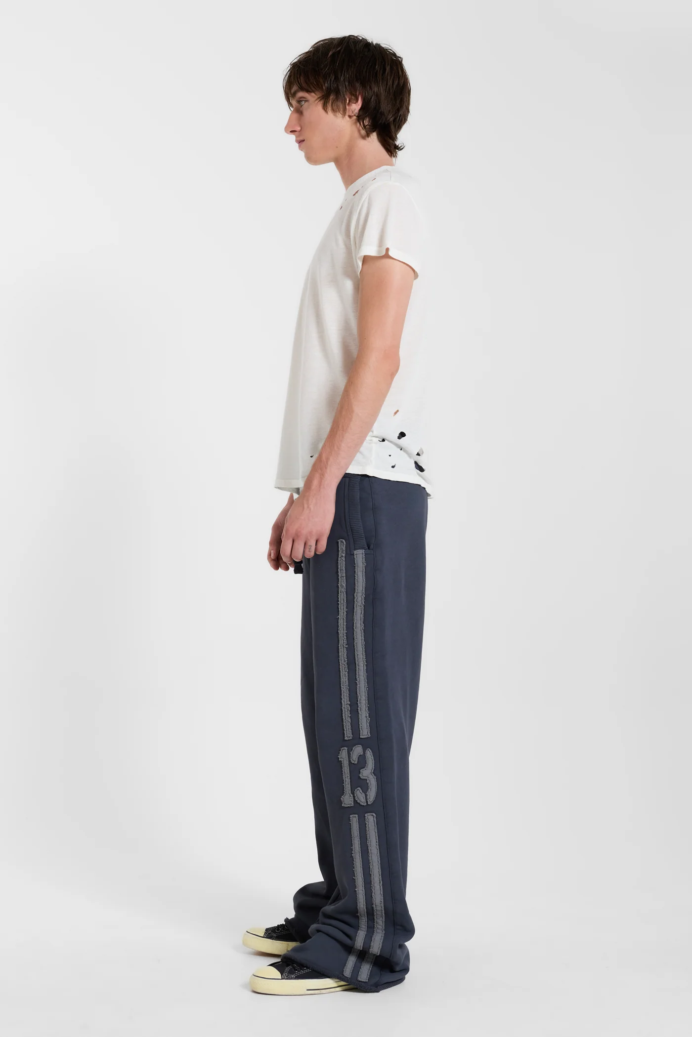 13 Stripe Straight Jogger in Charcoal 5 13 Stripe Straight Jogger in Charcoal