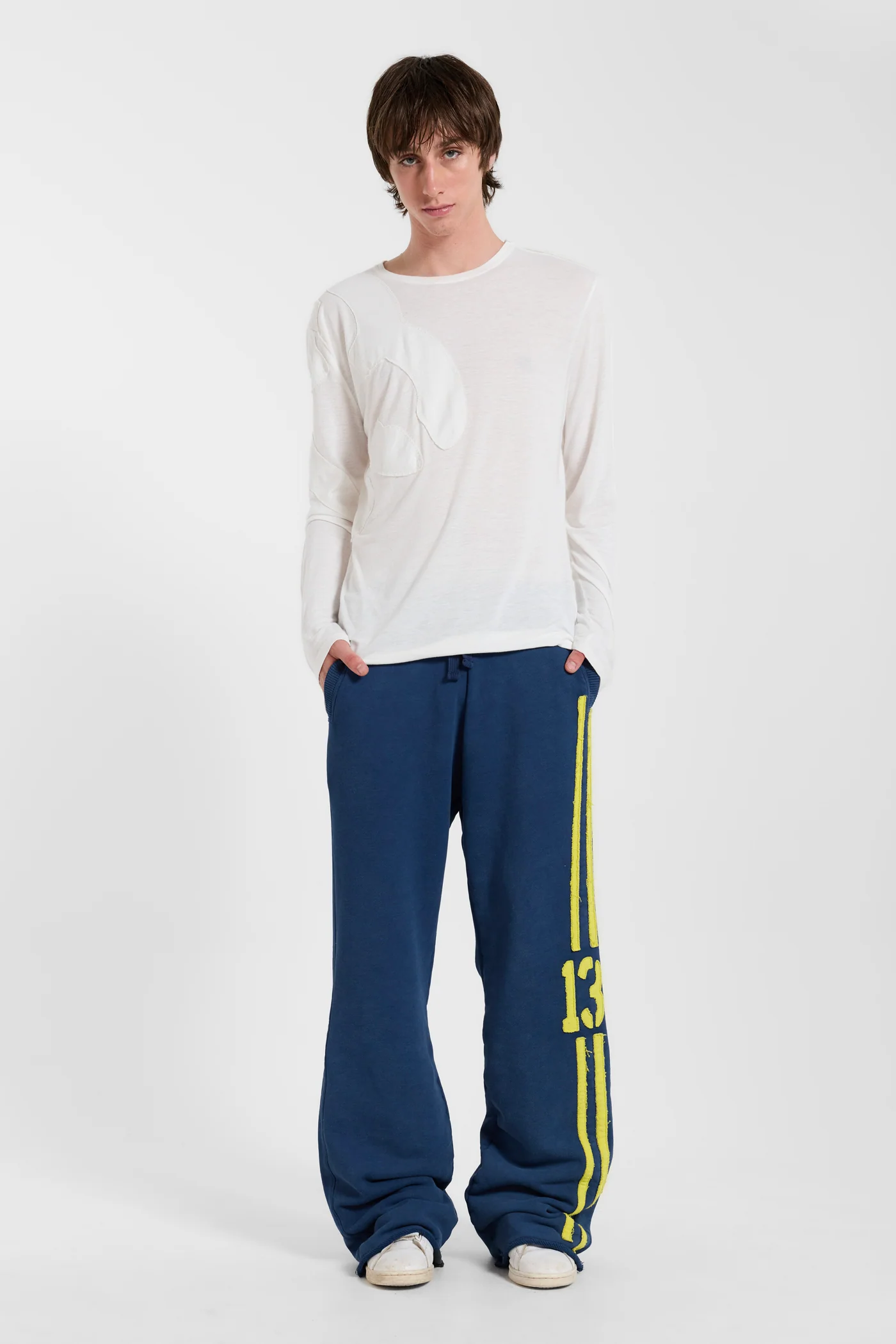 13 Stripe Straight Jogger in Navy 4 13 Stripe Straight Jogger in Navy