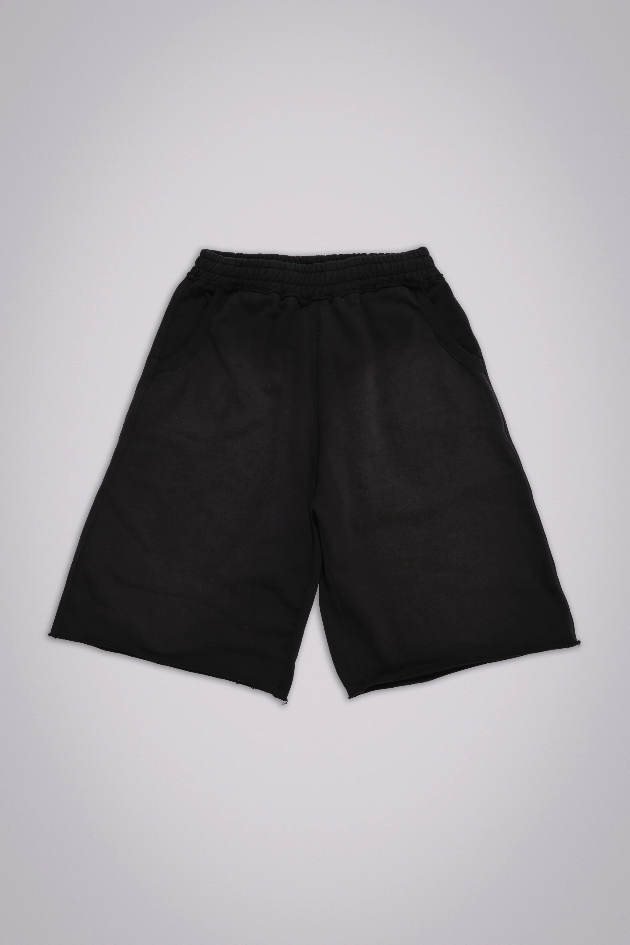 Washed Black Monster Jogger Baggy Shorts 2 Washed Black Monster Jogger Baggy Shorts