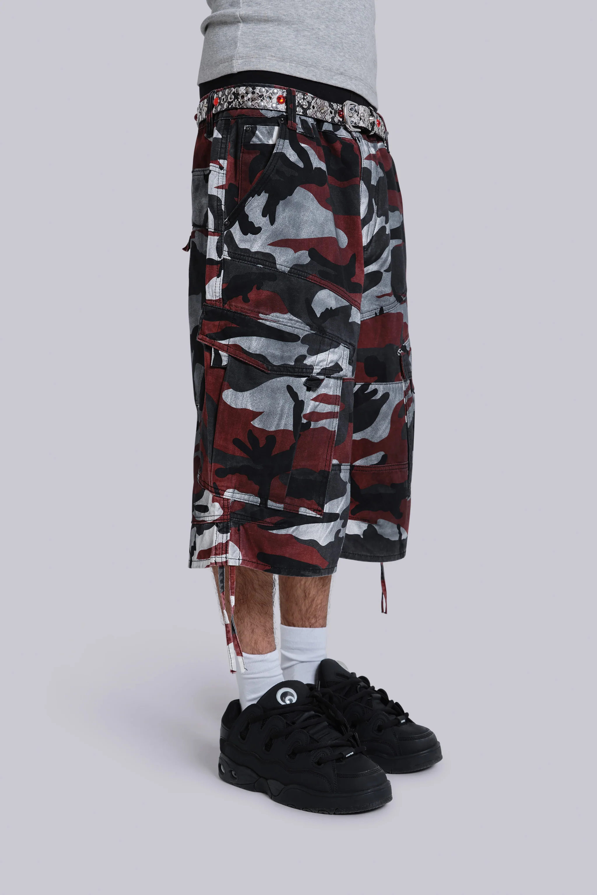 Red Camo Cadet Shorts 1 Red Camo Cadet Shorts
