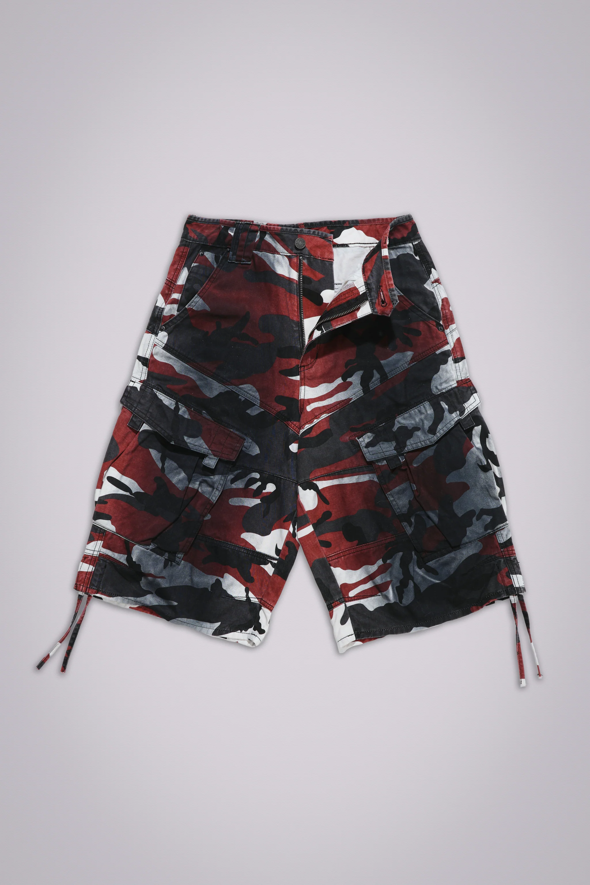 Red Camo Cadet Shorts 2 Red Camo Cadet Shorts