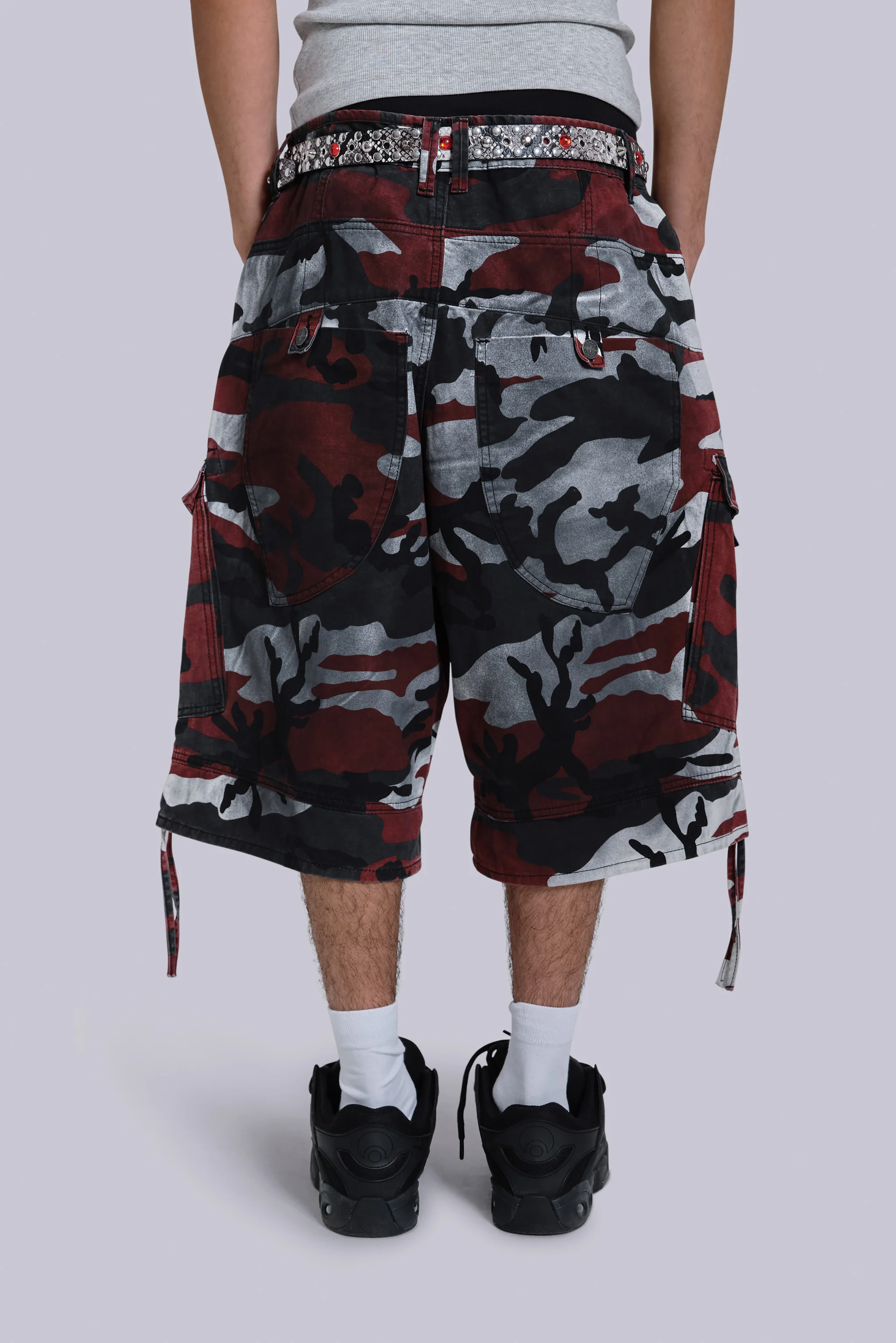 Red Camo Cadet Shorts 5 Red Camo Cadet Shorts