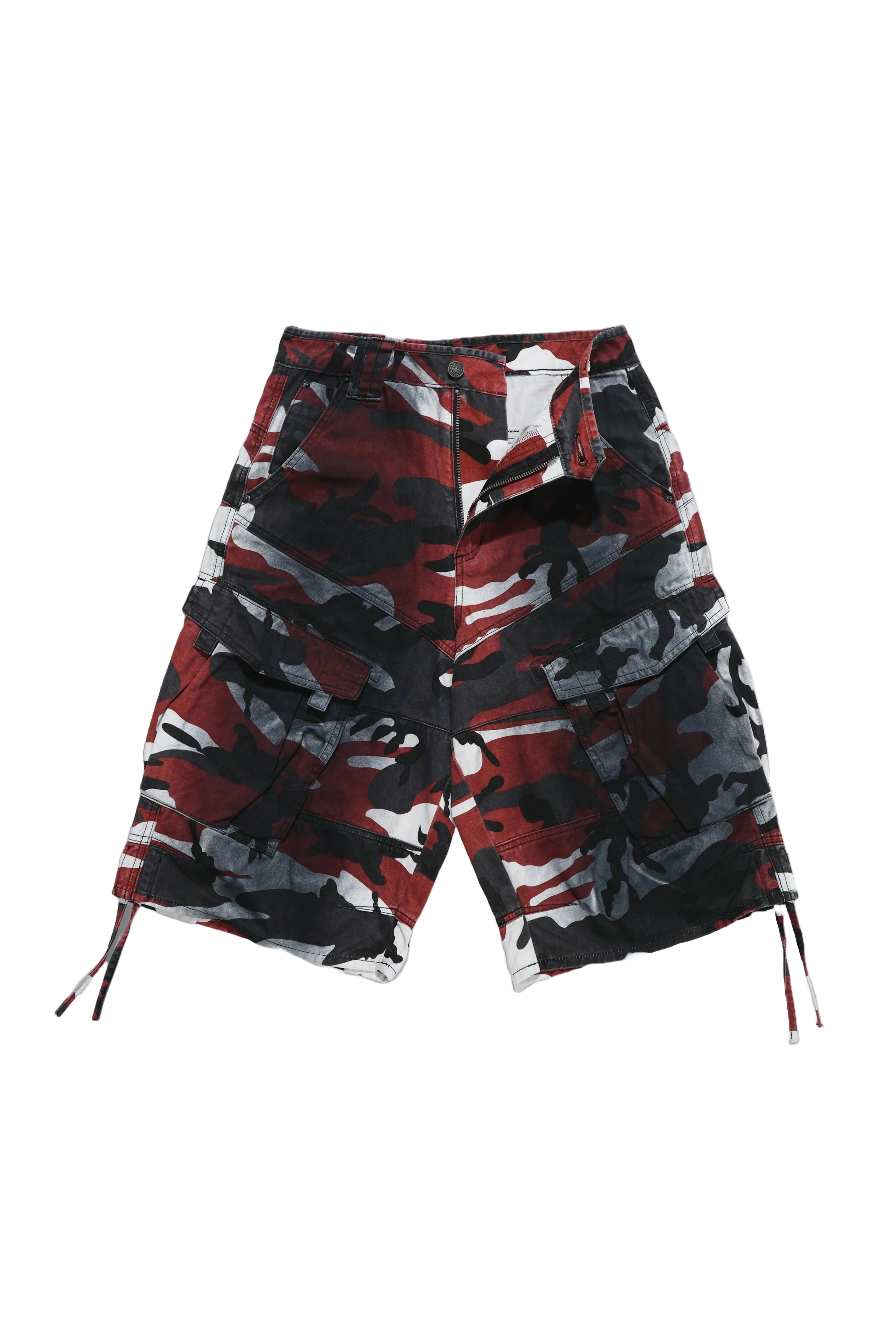 Red Camo Cadet Shorts 7 Red Camo Cadet Shorts