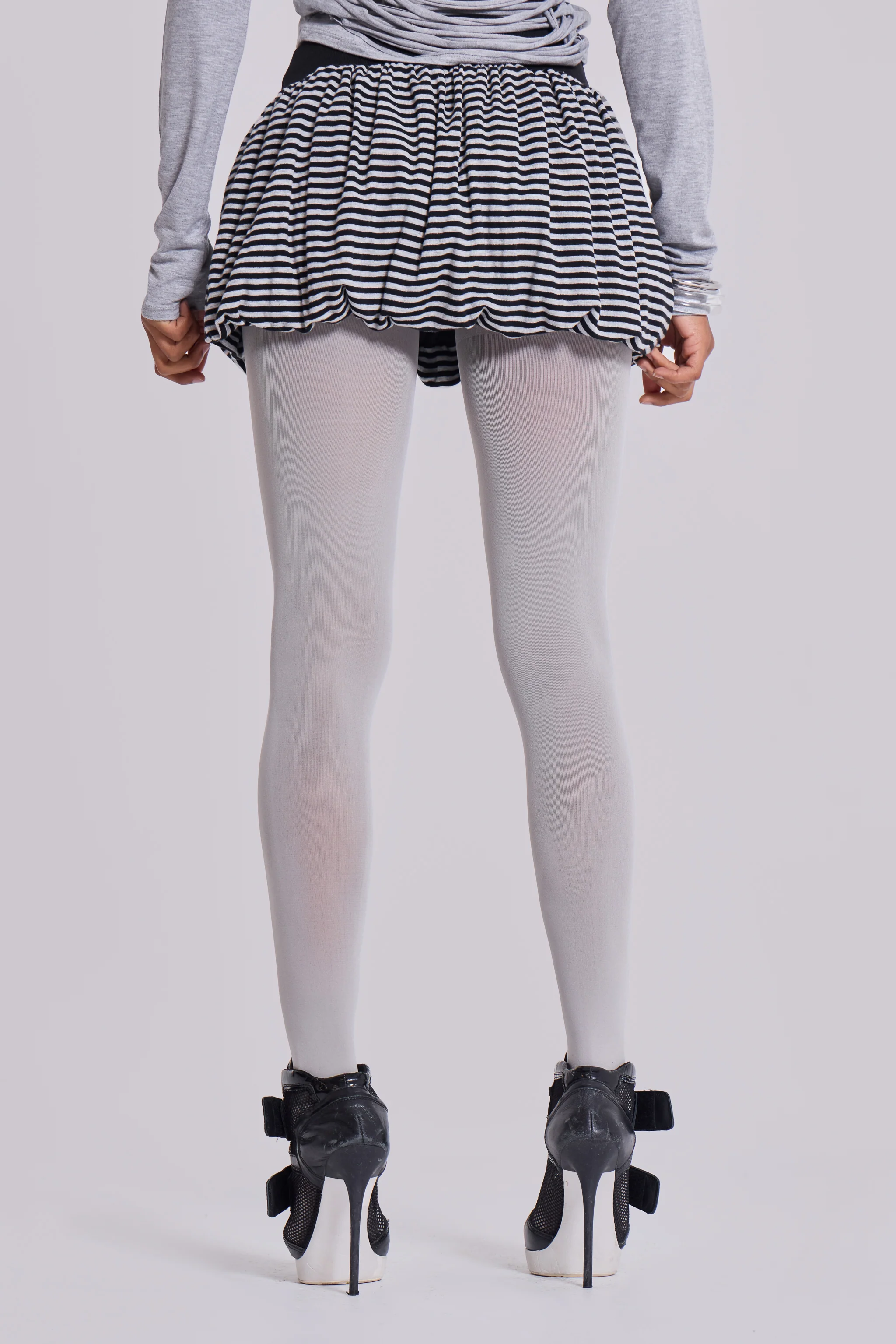 Orla Striped Puffball Mini Skirt 7 Orla Striped Puffball Mini Skirt
