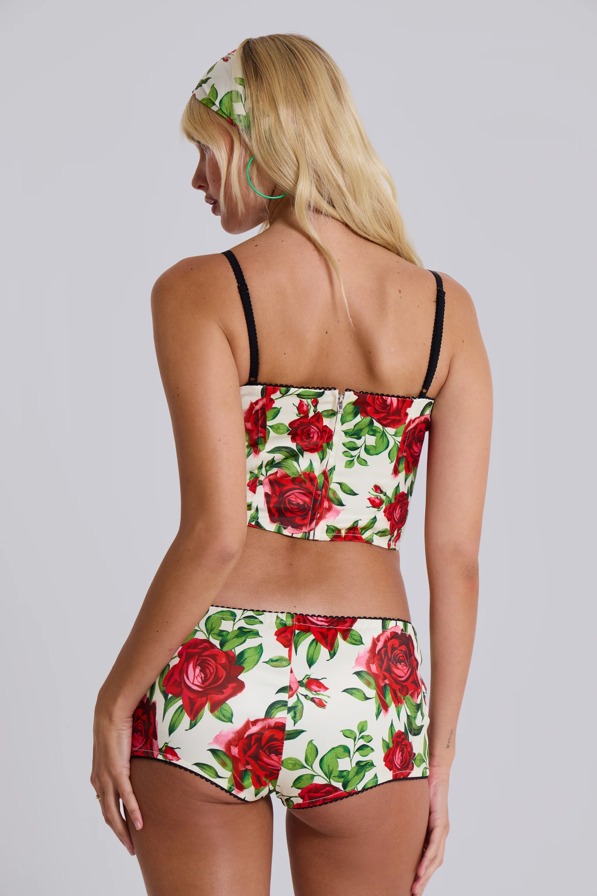 Scarlet Satin Corset Top 3 Scarlet Satin Corset Top