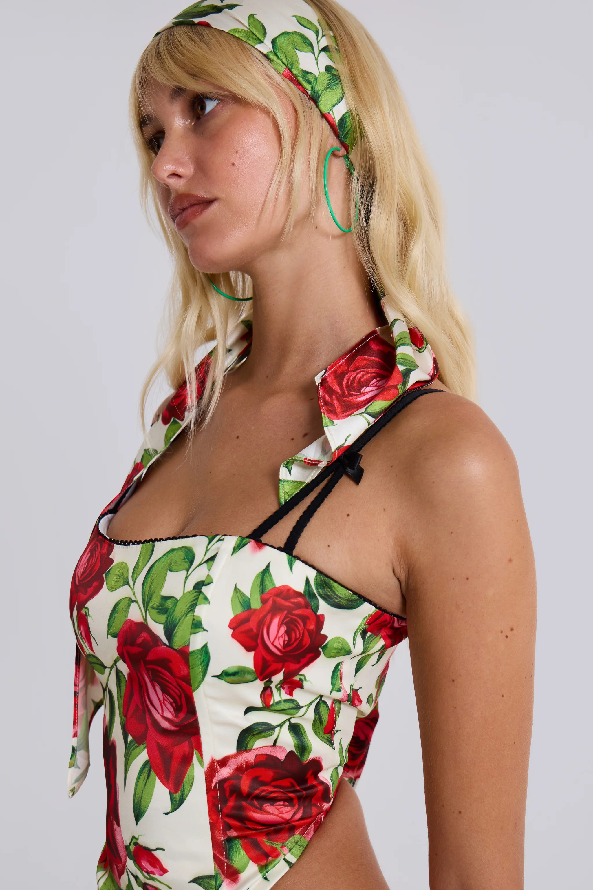 Scarlet Satin Corset Top 7 Scarlet Satin Corset Top