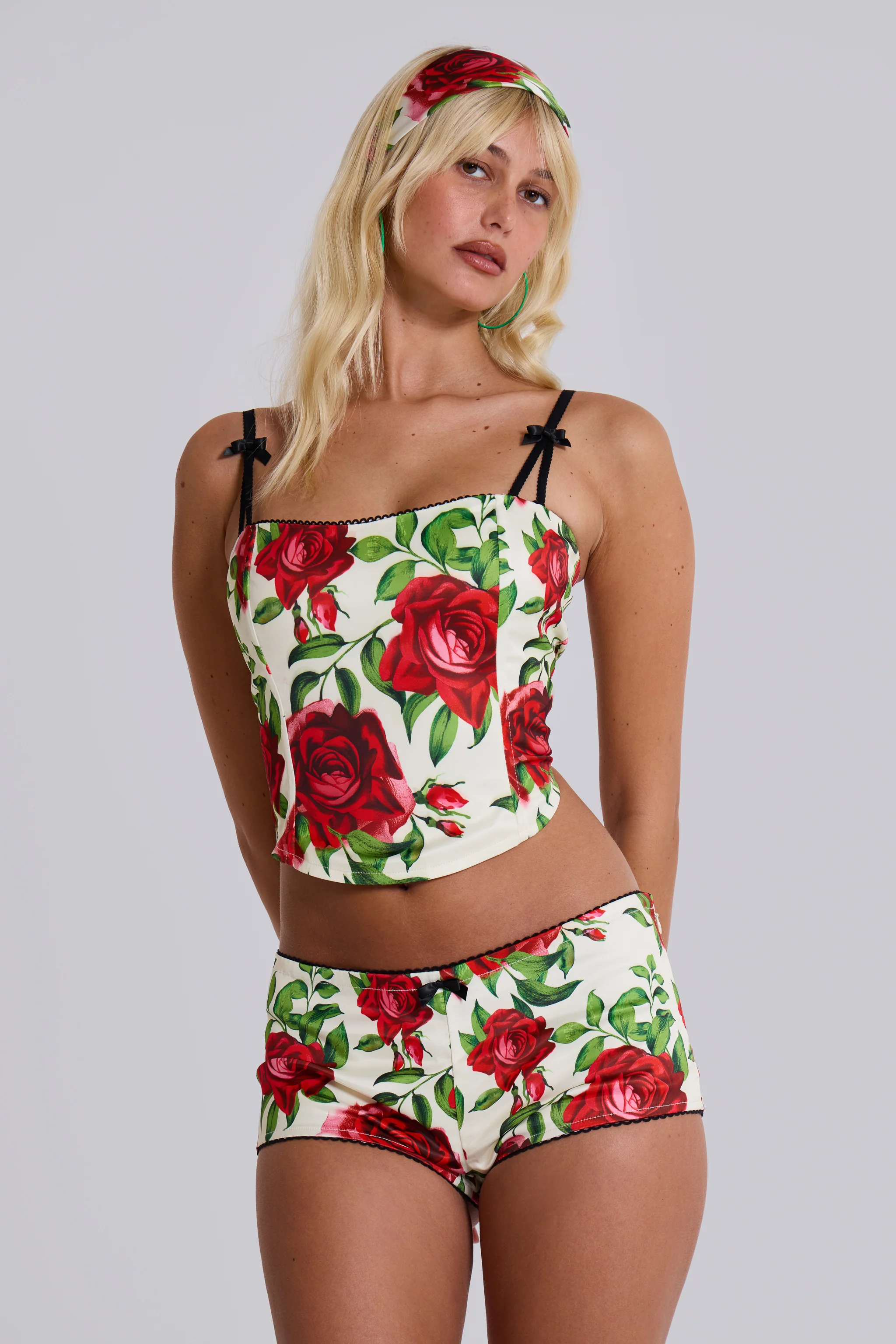 Scarlet Satin Corset Top 9 Scarlet Satin Corset Top