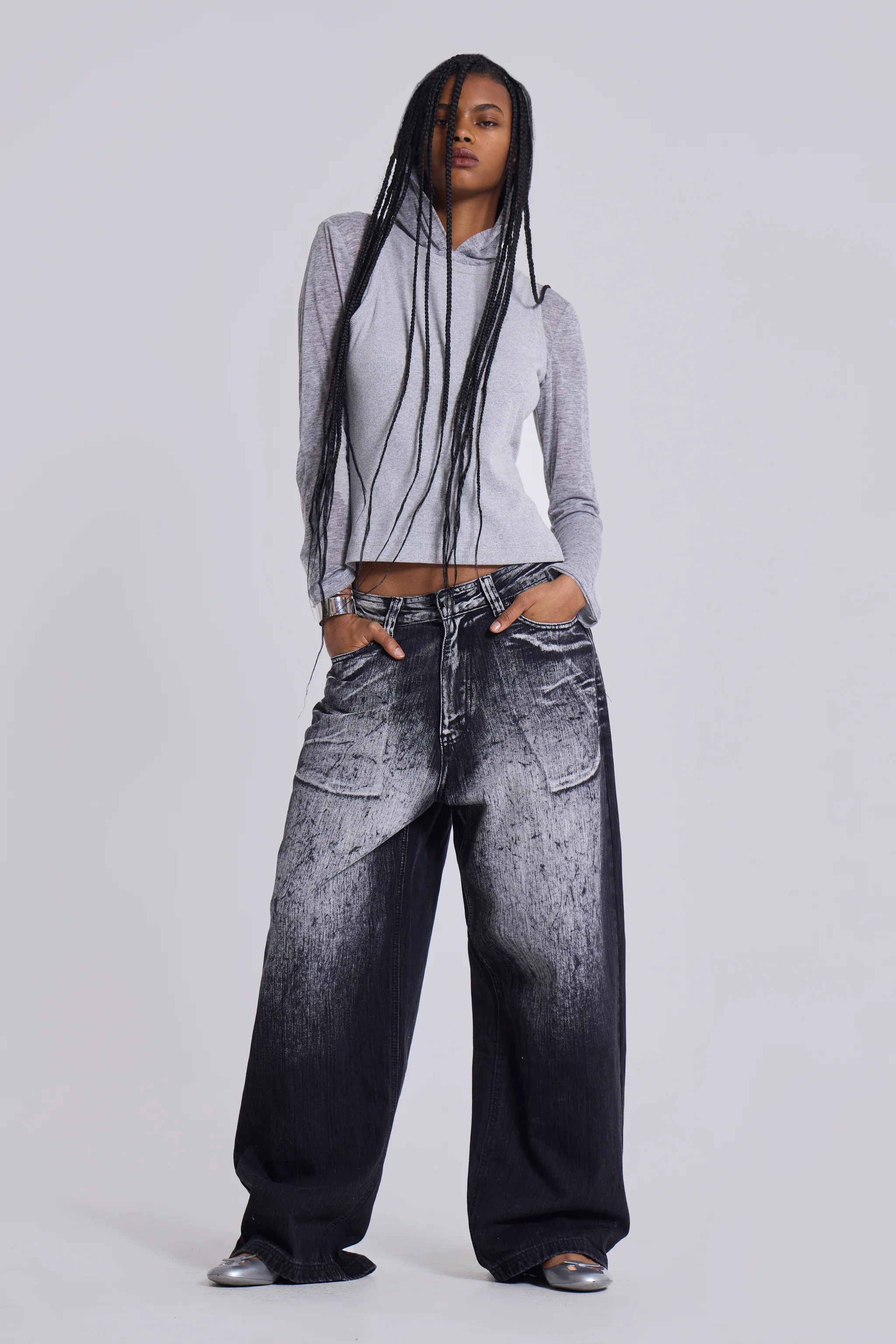 Black White Wash XL Colossus Jeans 3 Black White Wash XL Colossus Jeans