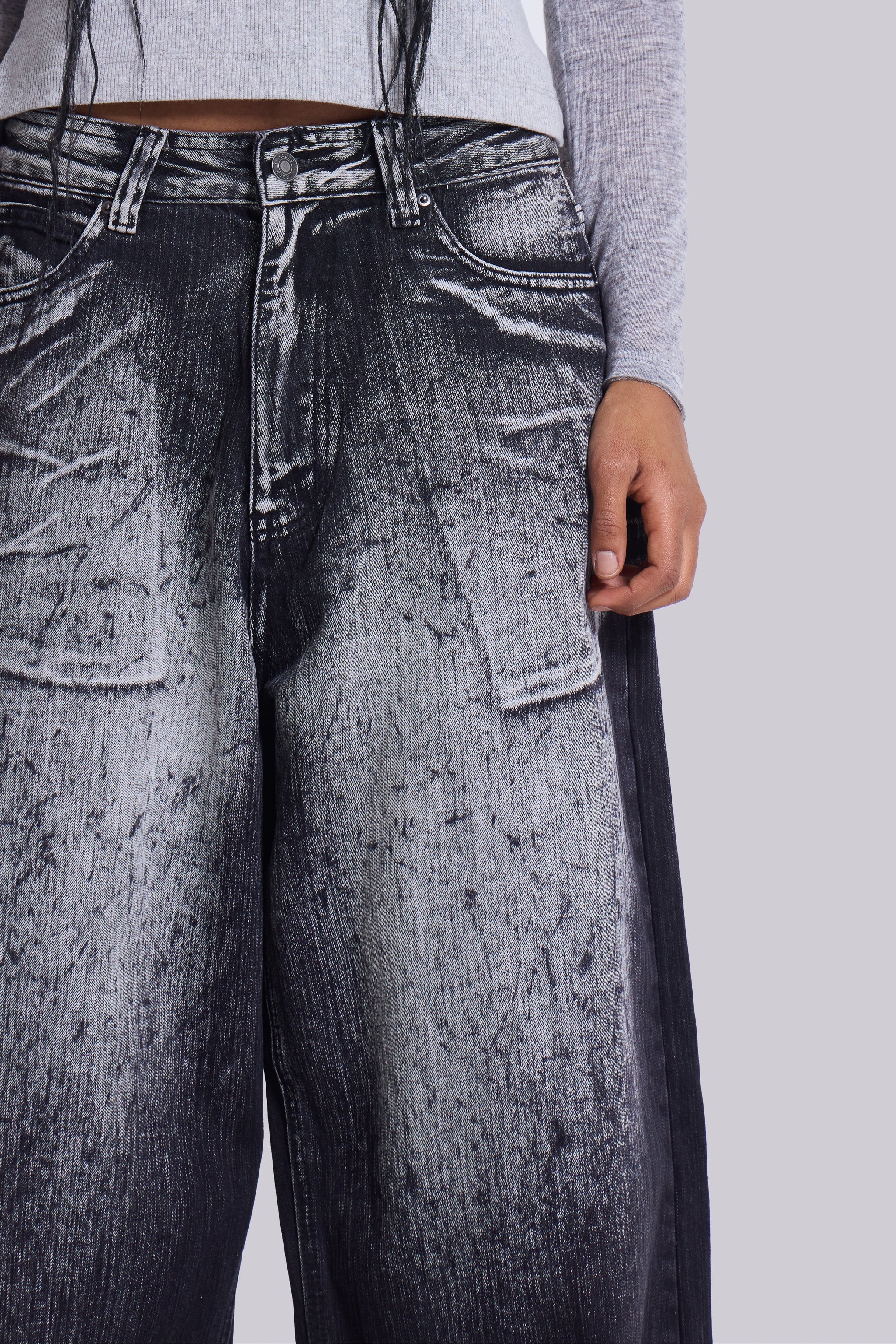 Black White Wash XL Colossus Jeans 5 Black White Wash XL Colossus Jeans