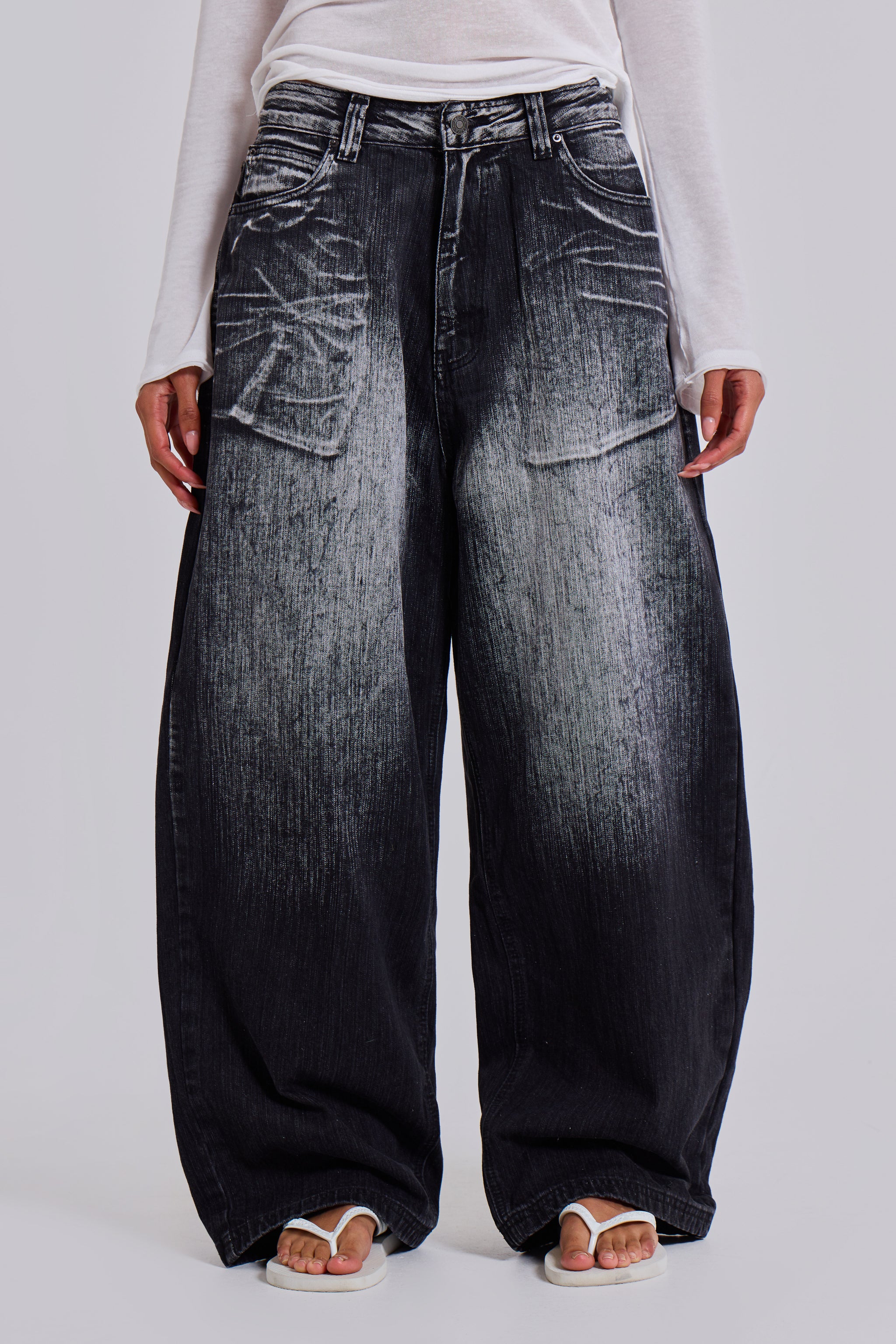 Black White Wash XL Colossus Jeans 8 Black White Wash XL Colossus Jeans
