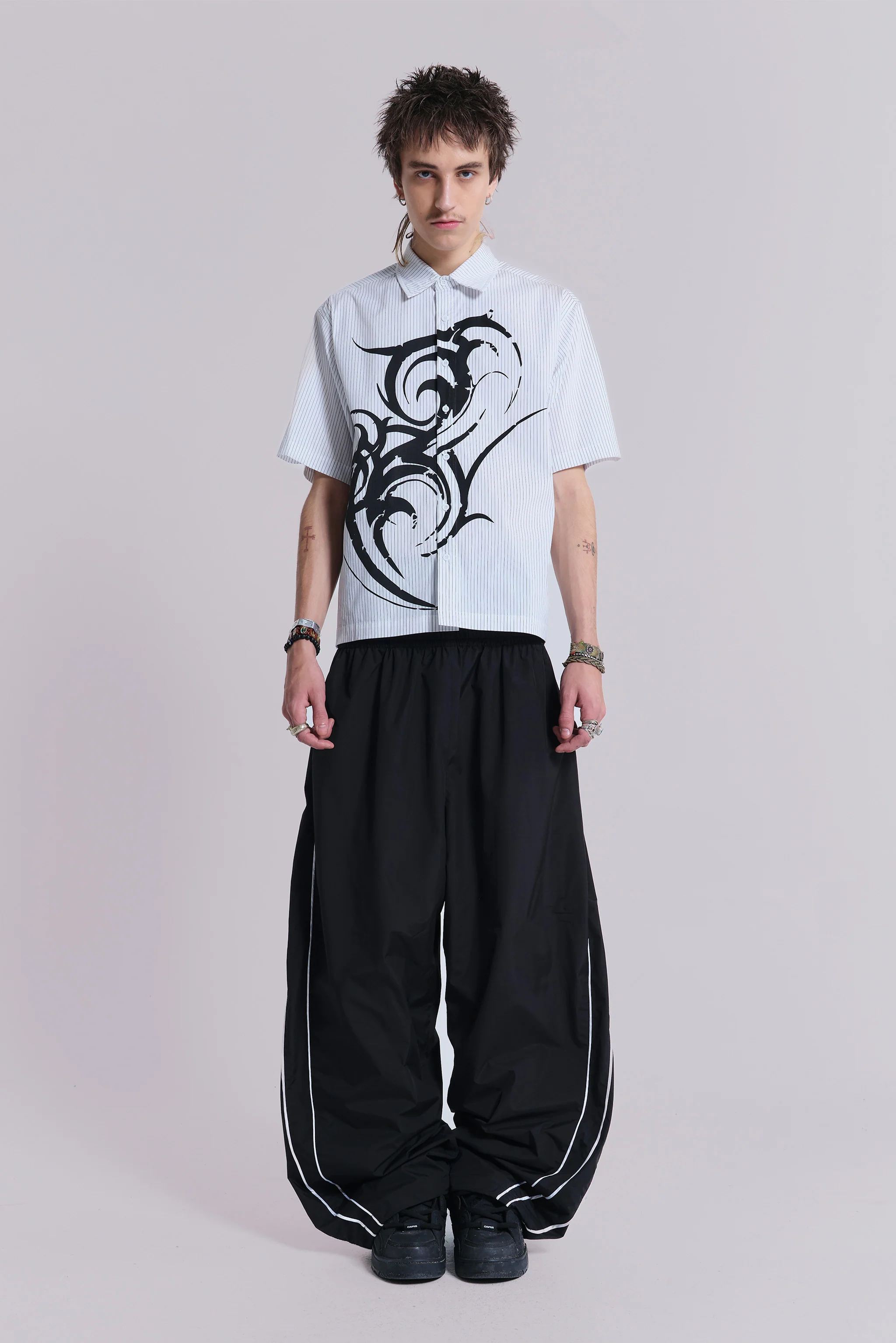 Black Vapor Tracksuit Bottoms 3 Black Vapor Tracksuit Bottoms