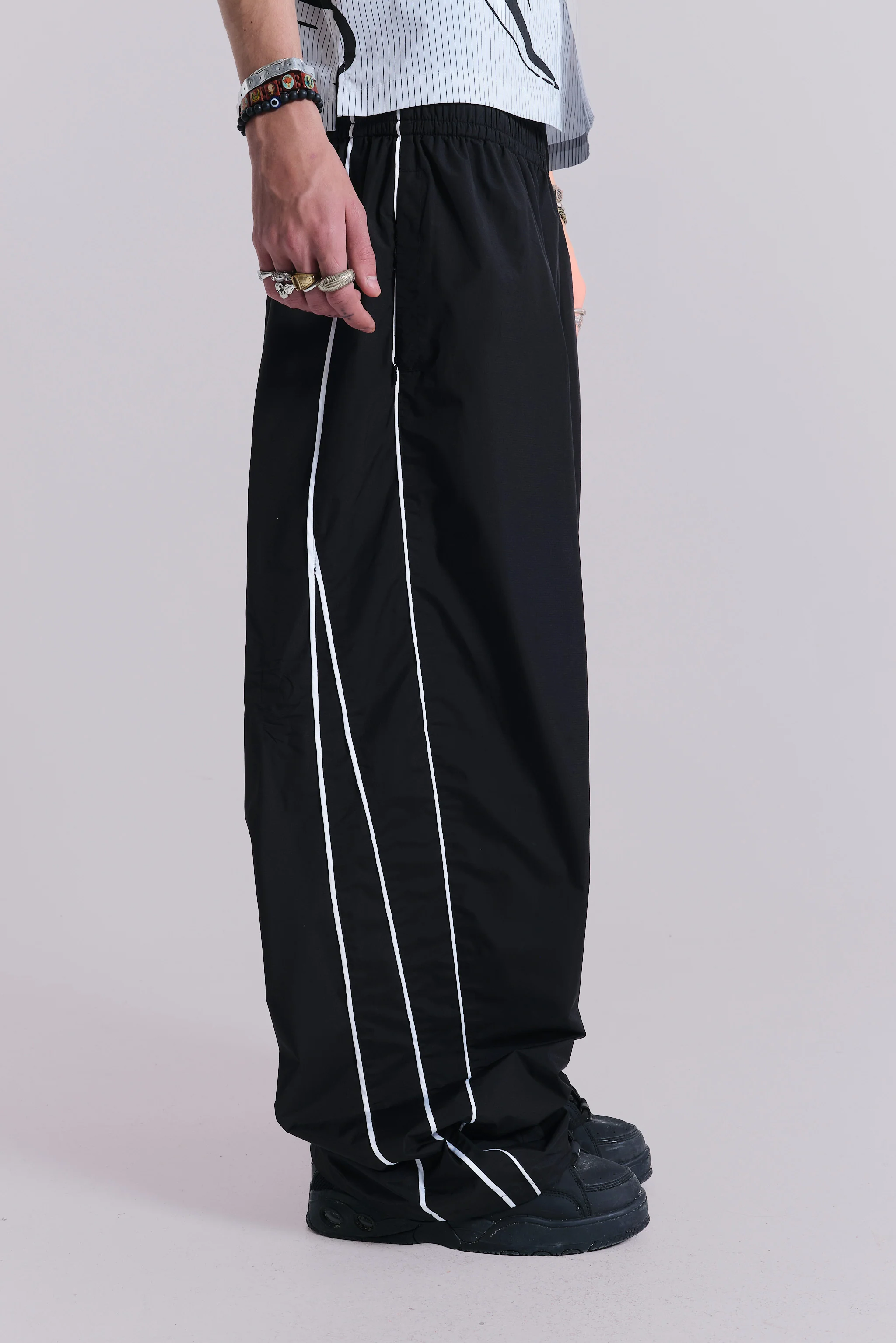 Black Vapor Tracksuit Bottoms 6 Black Vapor Tracksuit Bottoms